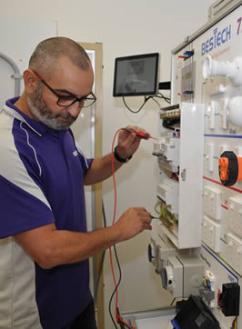 Electrical Tradesman working